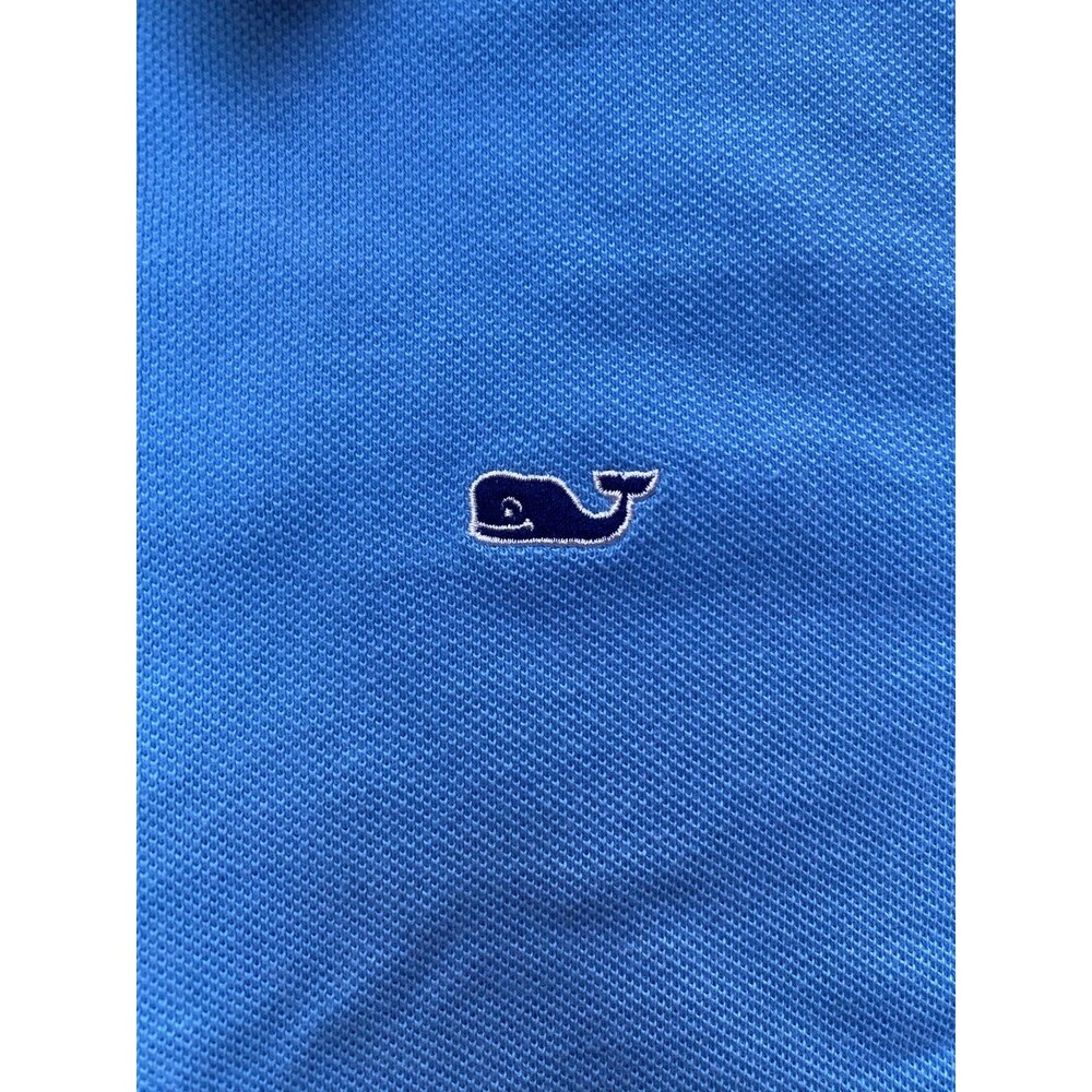 Valentines Sale ! Vineyard Vines Mens Polo Shirt Blue Short Sleeve Sz S